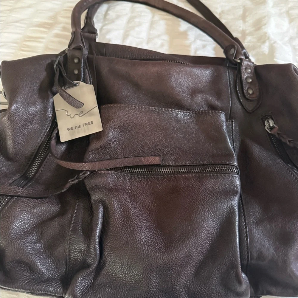Free People We The Free Emerson Tote Bag. - Picture 3 of 6